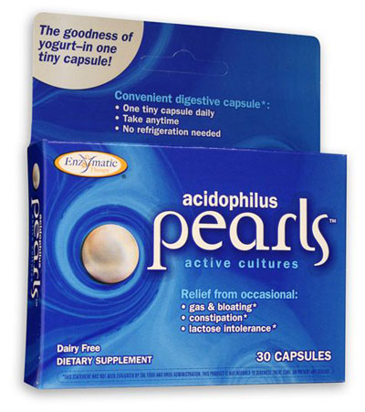 Acidophilus Pearls: The Goodness of Yogurt Without the Spoon