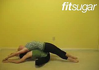 Partner Yoga Pose: Seated Butterfly Lounge 