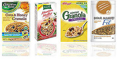 Side by Side Nutritional Comparison of Popular Granola Brands