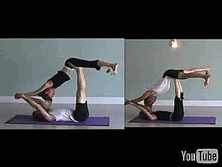 Partner Yoga Pose: Forward Flying 