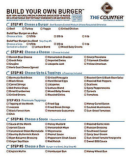 The Counter: Healthier Burgers You Custom Build