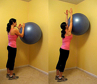 Get on the Ball: Shoulder Wall Roll 