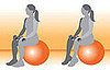 Get on the Ball: Calf Raises