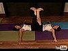 Partner Yoga Pose: Sleeping Straddle Scissor