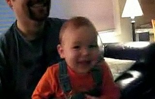 Baby Has Old Man Laugh
