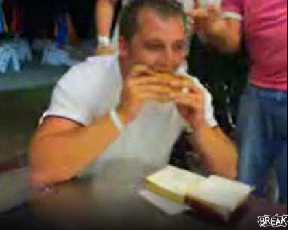 Man Eats Big Mac in One Bite