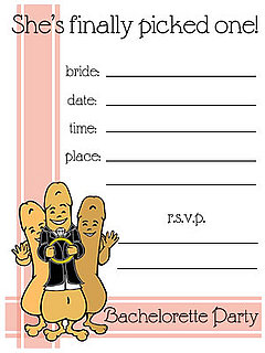 Product of the Day: Bachelorette Party Invitations