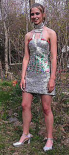Teen Makes Prom Dress Out of Gum Wrappers