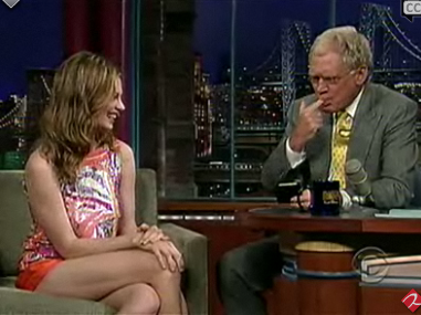 David Letterman Eats Makeup