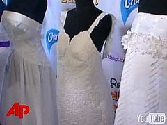 Toilet Paper Wedding Dresses