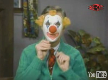 Noooooooo! It's Evil Mr. Rogers
