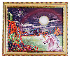 Product of the Day: Unicorn Oil Painting 