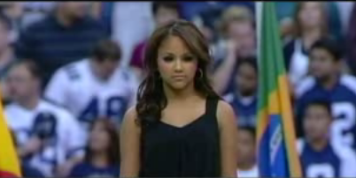 Kat Deluna's National Anthem Performance