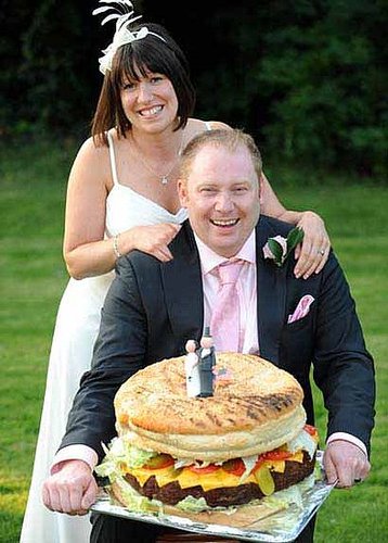 Dream Wedding Cake: A 42-Pound Cheeseburger 