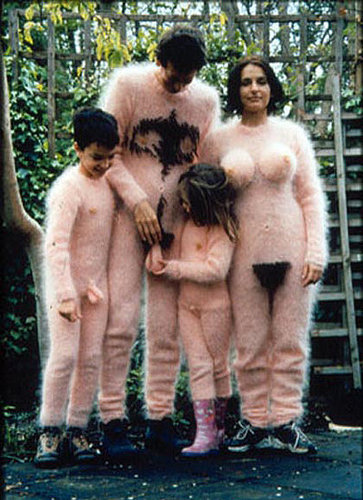 Naked Family Halloween Costume
