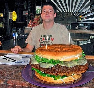 Man Eats 15-Pound Burger: Cool or Gross?