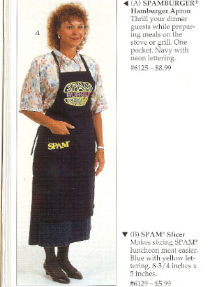 Flashback: Spam Gift Catalog Flashback: Spam Gift Catalog