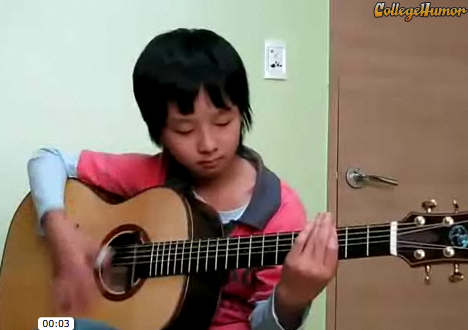 Awesome 11-Year-Old Rocks "Smells Like Teen Spirit"