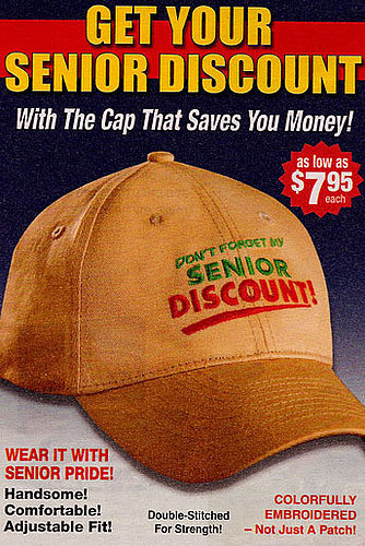 Product of the Day: Senior Discount Hat