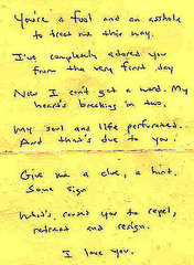 Awful Found Love Poem
