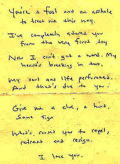 Awful Found Love Poem