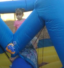 Granny Gets Stuck in Bounce House
