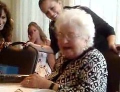 Grandma Gets a Dildo
