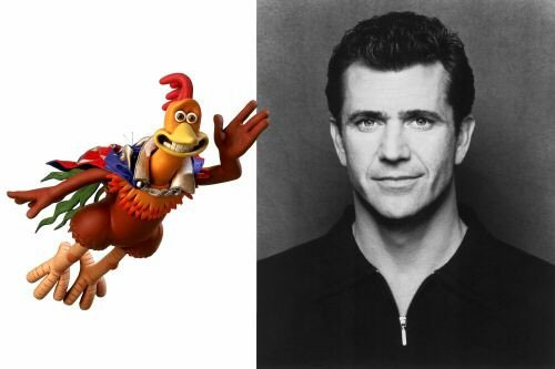 Mel Gibson as Rocky (Chicken Run) Mel Gibson as Rocky (Chicken Run)