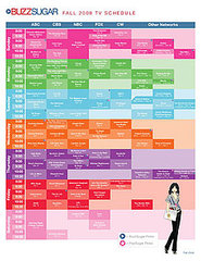 Printable Fall 2008 TV Calendar