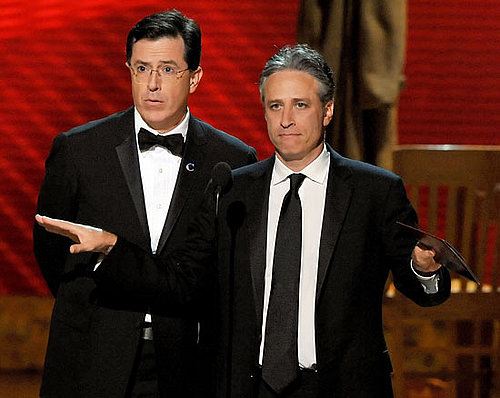 Live From the Emmy Press Room: Jon Stewart and Stephen Colbert