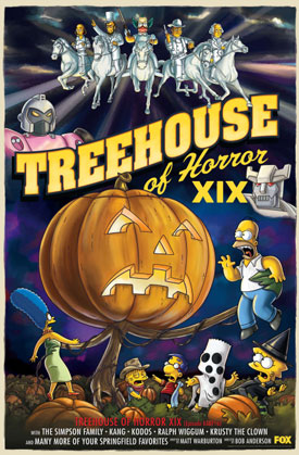 The Simpsons Parodies Mad Men, Charlie Brown on Treehouse of Horror
