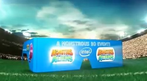 Watch the Monsters vs. Aliens Trailer in 3D During Super Bowl Sunday