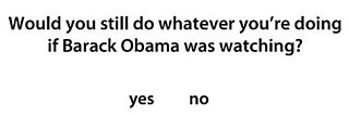 Website of the Day: Would You Do That If Barack Was Watching?