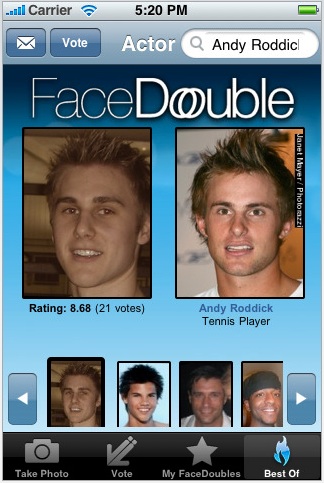 Face Double App Tells You Who Your Celebrity Look-Alike is