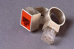 Cat 5 Compliant Geeky Wedding Rings by Jana Brevick