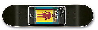Girl Biebel Skateboard Deck Shows a Broken iPhone