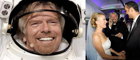Branson to Marry Couple High in the Sky 