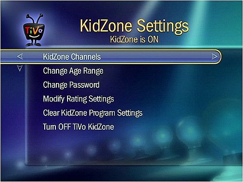 Use TiVo KidZone to Set Parental Controls For Your Children