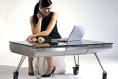 Eco-Chic Table Doubles As a Charging Station