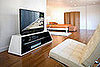 Karim Rashid Prism 50 is Modern, Beautiful Media Stand