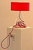 Nicolo Taliani's Lamp Displays Wound Cord Inside of Clear Glass Base