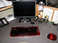Keyboard in Jell-O Prank Is Messy and Hilarious