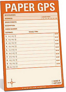 Paper GPS Notepad is a Gag on GPS Devices