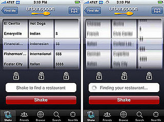 Urban Spoon is iPhone App For Randomly Finding Restaurants Near You