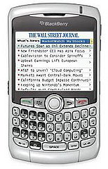 Read the WSJ on Your BlackBerry For Free 