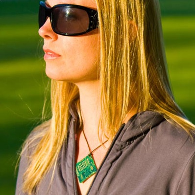 Circuit Board Necklace Takes a Bite Out of E-Waste