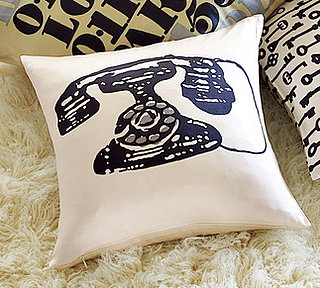 Vintage Telephone Pillow from West Elm