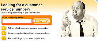 Website of the Day: Contact Help 