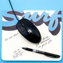 Brilliant Idea: A Mouse Pad That's a Note Pad Brilliant Idea: A Mouse Pad That's a Note Pad