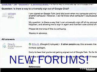 Google Introduces New Help Forums